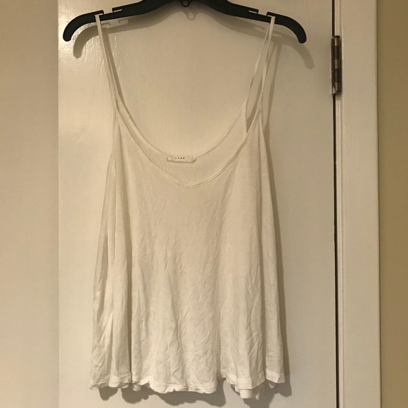 Lush Tops - White cami crop top